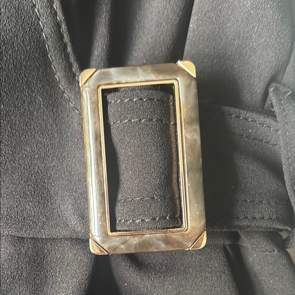 Calvin Klein Black Jumpsuit with Gold Accent - Picture 9 of 13